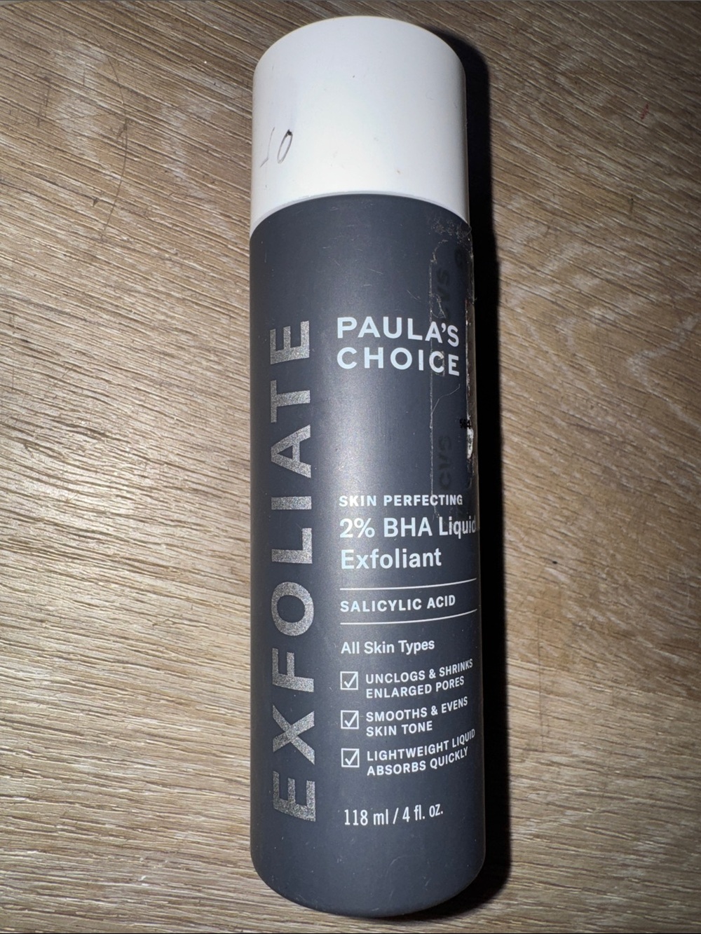 Paula's Choice Gray and White Men's 2% BHA Liquid Exfoliant